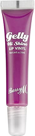 Barry M Gelly Hi Shine Lip Vinyl Gloss, Shade Ornate- Bold Orchid Pink | Glossy Finish