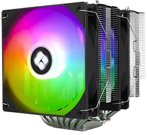 Thermalright PS120SE ARGB CPU Air Cooler,7 tubos de calor CPU enfriador, doble 120mm TL-C12B-S V2 PWM ventilador,AGHP 4.0 Technilogy,S-FDB Bearing,para AMD AM4 AM5/Intel 1700/1150/1151/1200,PC Cooler