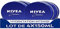 NIVEA Crème visage, corps & mains (lot de 4 x 150 ml), crème hydratante à la texture onctueuse enrichie en Eucerit, soin hydratant multiusage pour toute la famille