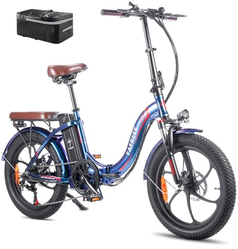 Fafrees F20 Pro - Bicicleta eléctrica plegable para mujer y hombre, 36 V, 18 Ah, batería extraíble para 120 – 150 km, 250 W, pedaleo asistido MTB, 20 x 3.0 Fat Bike Ebike de ciudad, F20 Pro, color