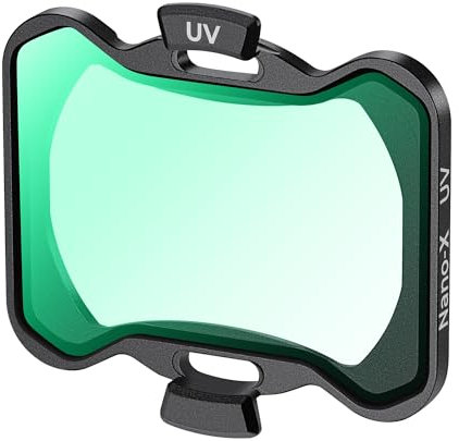 K&F Concept Filtre UV Protection Compatible avec Drone DJI Avata 2 et Chiffon HD Léger Imperméable Anti-Rayures Nano-revêtements