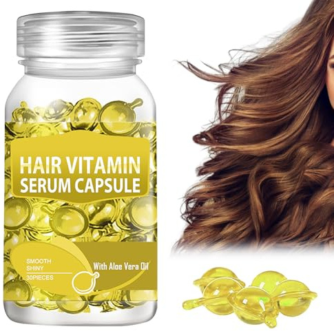 KIKVTER Capsule Di Siero Di Vitamina Per Capelli, Capsule Di Vitamina Per Capelli, Capsule Per La Cura Dei Capelli, Hair Vitamine Serum Capsule, Hair Treatment Serum,hair Serum Capsules