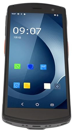 Handheld-Barcode-Scanner, Kabelloser Farb-Vollbild-Barcode-Leser, Unterstützt 1D 2D NFC für Industrie Logistik, Drahtloser Industrie-Scanner mit Hochgeschwindigkeits-Erfassung