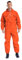 Runhomal - Monos de seguridad unisex para hombre y mujer, mono de trabajo profesional mecánico industrial M-4XL, naranja, XXL