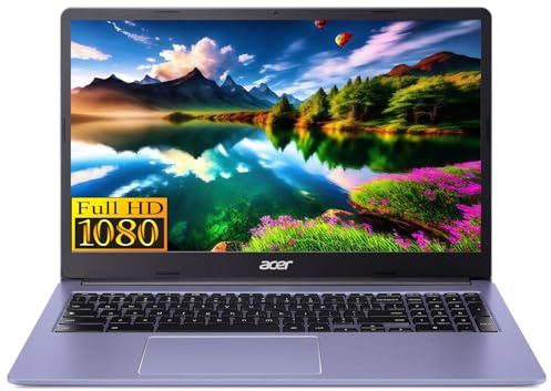 Acer Chromebook 15.6in in Lavender Intel CPU 4GB 64GB eMMC (CB315P-Renewed)