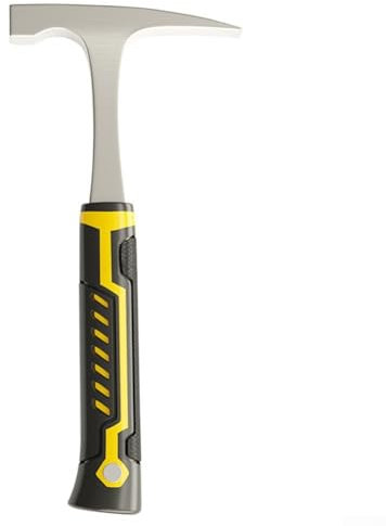 ZiStarlilife Martillo geológico integrado plano y puntiagudo, herramienta resistente para tareas de exploración minera y construcción, 320 x 170 x 28 mm (D)