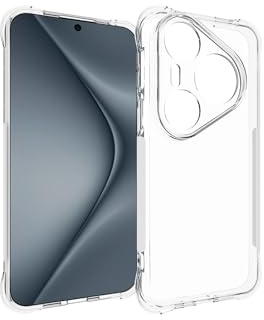 mtb more energy® Coque souple Armor compatible avec Huawei Pura 80 PRO - Coins renforcés - Protection de l'appareil photo - TPU 1,5 mm