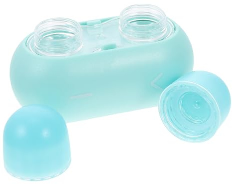 BAZEITFLOW Automatischer Kontaktlinsenreiniger und Kontaktlinsenwaschgerät aus Sicherem Material Kompakt für Reisen und Outdoor Einsatz Inklusive Reinigungsbox