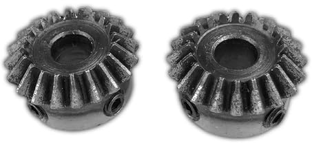 Stål rak vinkelväxel | Konisk växel i stål 2,5M 20T 12 mm 90 graders drivning med skruv for jordbruk och fordon(18mm Keyway 6mm)
