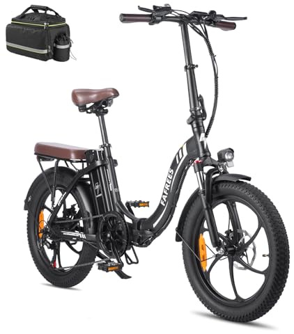 Vélo électrique Pliant pour Adulte, pneus Larges de 20 Pouces, Batterie Amovible 36 V 18 Ah, autonomie de 70 à 150 km, Compact et idéal pour Les trajets Domicile-Travail et Les Voyages.