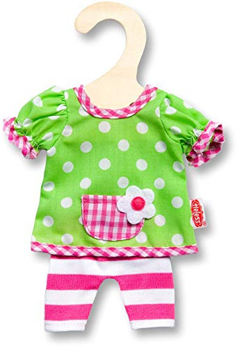 Heless 9255 - Bekleidungsset für Puppen, 2 teilig, Hängerchen mit Leggings, Größe 20 - 25 cm