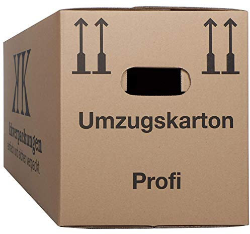 7 Profi Umzugskartons XXL - 2 wellig 637 x 290 x 323 mm