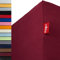 r-up Passt Spannbettlaken 180x200-200x220 bis 35cm Höhe viele Farben 100% Baumwolle 130g/m² Oeko-TEX stressfrei auch für Boxspringbetten (Bordeauxrot)
