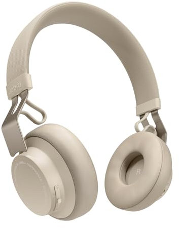 Jabra Move Style Edition – Auriculares On-Ear, Conexión Bluetooth con Smartphones, Ordenadores y Tabletas, para Música y Llamadas Inalámbricas, Beige