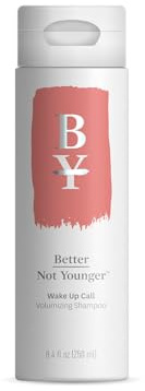 Better Not Younger Wake Up Call Volumizing Biotin Shampoo 8.4 fl oz – Designed for Women Over 40 with Thinning Hair - Volumizes, Lifts & Nourishes - Sulfate Free, Color - Safe Shampoo for Fine Hair.
