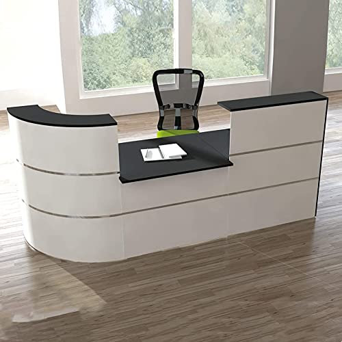 Schrank & Stuhl Bogentheke Flair 5 mit Beratungsplatz | 110 x 280 x 95 cm (HxBxT)