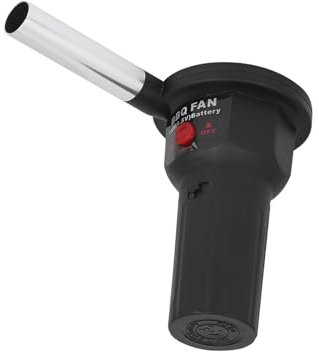 Serlium Ventilador para Barbacoa, Ventilador de Parrilla portátil Ligero de 5 V con Cable USB para Acampar al Aire Libre, Parrilla de pícnic, Barbacoa, Herramienta de Cocina
