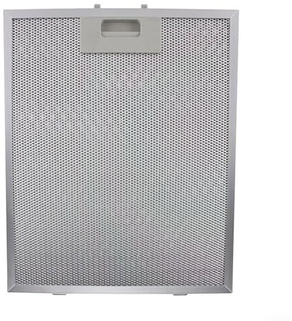 Aluminium Cooker Hood Metal Mesh Grease Filter For Kitchen Extractor Fan Vent (Silver, 230 X 260 Mm)