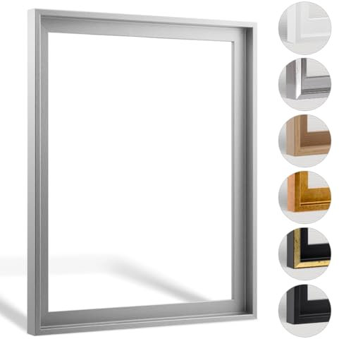 Haak Schattenfugenrahmen LEVI Maßanfertigung Konfigurator Rahmen nach Maß Anpassbar Rahmen für Leinwände Keilrahmen Gemälde