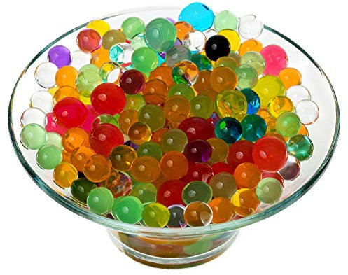 WedDecor 500 Stück Wasserperlen Silikon Gelkugeln – Bunte Mixed Water Balls für Pflanzen, Vasenfüller, Deko, Tischdekoration & DIY Mittelstücke