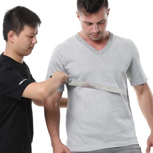 Giacca Con Cerniera a Maglia Su Un Lato - Maglietta Antiusura/Antitaglio, Anti-Morso, Anti-Strappo E Anti-Pugnalata, Gilet Anti-Taglio E Anti-Pugnalata,lightgray-S