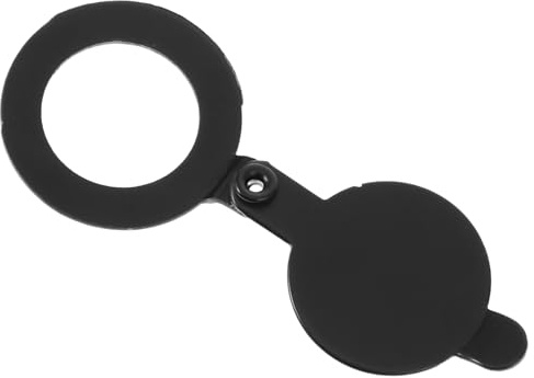 GOOHOCHY Cache-jonction pour Porte D'entrée en Cuivre Noir, Couvre-œilleton de Porte Anti-regard, Protection de Confidentialité pour Appartement, Accessoire de Quincaillerie, Installation