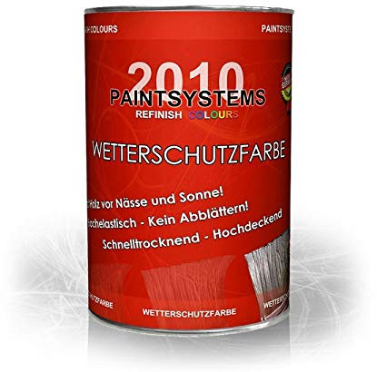 Wetterschutzfarbe 1 Liter Weiss NEUWARE