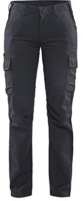 Blaklader 714418329699D24 Hosenstretch für die Damenindustrie, Mittelgrau/Schwarz, Größe D24