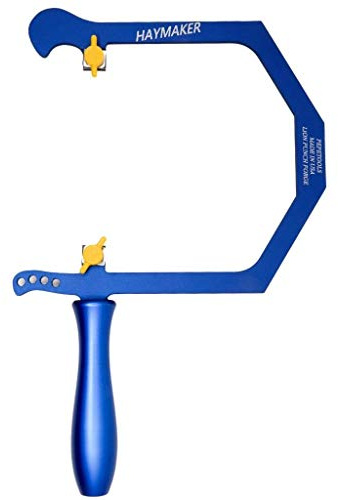 Haymaker Jewelers Saw Frame by Lion Punch Forge, Made in USA, Blue