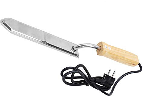 YWBL-WH Couteau de Coupe électrique au Miel Thermostat de Chaleur en Acier Inoxydable Couteau à Désoperculer pour Apiculteur