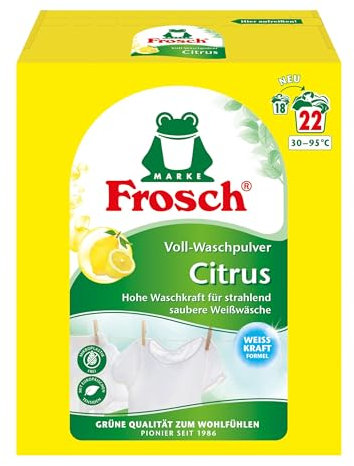 Frosch Citrus Voll-Waschpulver, 1,45 kg