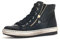 Gabor Damen Schnürstiefeletten, Frauen Schnürboots,Wechselfußbett,Kurzstiefel,uebergangsschuhe,schwarz(Gold/Smoky,42 EU / 8 UK