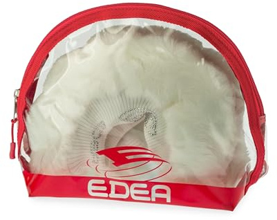 Edea skridskor, bladskydd av ekologisk päls (vit)