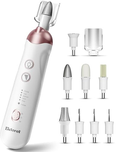 Eletorot Manicure and Pedicure Set for Feet Women, Mothers Day Gifts for Mum, Cordless Electric Nail Files, Rechargeable Nail Drill, Electric Toenail File for Thick Nails Cuticles Hard Skin Remover