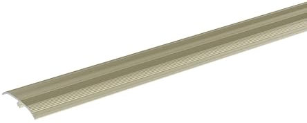 Cezar Door Threshold, Transition Profile, Levelling Profile, Transition Rail for Screwing Aluminium Width 47 mm, Champagne