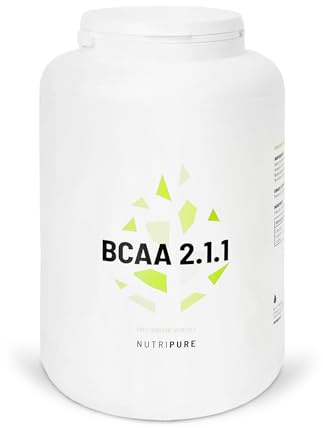 Nutripure | BCAA 2.1.1 Vegan 100% Pur | Goût Neutre | Origine Naturelle & Végétale | Acides Aminés Essentiels idéals Musculation et Endurance pendant l'Effort | pot 1.5kg Poudre | Made in France