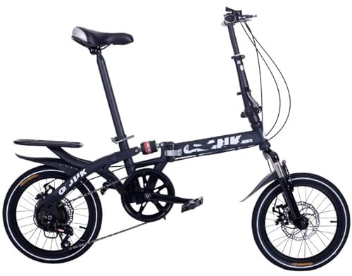 HOUSN 2, 20-Zoll 6 Gang Klappräder, Travel Faltrad, Camping Klapprad mit Tragegriff, Faltfahrrad für Herren und Damen,Doppelscheibenbremse