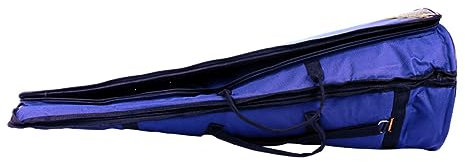 STOBOK 1stk Tenorposaune-paket Posaune Gigbag Koffer Für Posaune Wasserdichte Aufbewahrungstasche Instrument Reisetasche Für Unterwegs Tasche Für Posaune Dämpfer Auftritt Blue Baumwolle