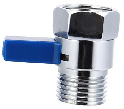 Angoily Robinet D'arrêt De 1/2 Pouce Plein En Cuivre Facile À Installer Design Pratique Sûr À Utiliser Économiseur D'eau
