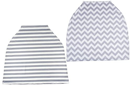 VICASKY 2pièces Housses De Siège Pour Bébés Auvent De Siège Pour Garçon Fille Housse De Garçon Fille Pour Et Couverture Allaitement Écharpe Allaitement