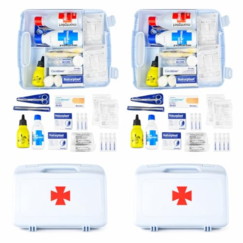 FERRETELIX® 2 UND Botiquín Maletín Homologado con Dotación – 26 x 23 x 7 cm – Kit de Primeros Auxilios Portátil – Uso Profesional y Doméstico (2)