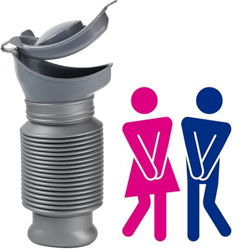 AIYONG Bottiglia per urina Portatile da 750 ml, Bottiglia per Urina Pipì Potabile Mobile da Bagno Portatile Maschio Femmina, Riutilizzabile, per Campeggio All'aperto, Congestione del Traffico