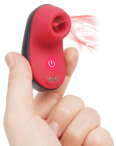 Mini Vibromasseur à Succion Clitoridien,Stimulateur Mamelon Solo Couple