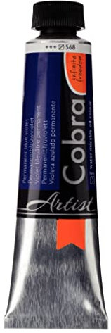Cobra Talens wassermischbare Ölfarben, 40 ml, 568 Permanent Blauviolett