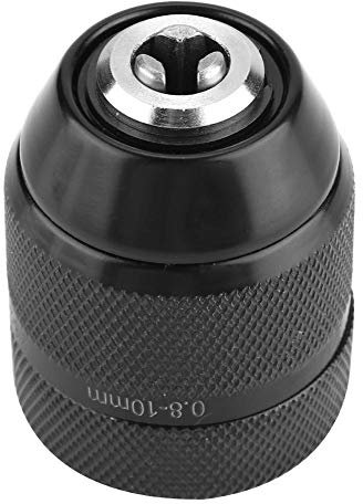 Portabrocas sin llave, portabrocas de rosca de 3/8 pulg. 0.8 mm-10 mm 3/8-24UNF Portabrocas eléctrico de metal de 0.8-10 mm para taladros de percusión 1050W