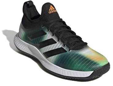 Adidas Herren Defiant Generation M Shoes-Low (Non Football), Schwarz Grün, 45 1/3 EU