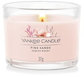Yankee ljus rosa sandfylld votivljus
