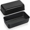 HaWare 2 lb Loaf Tin, Stainless Steel Bread Tin Set of 2, Non-Stick Loaf Pan for Baking Banana Bread/Cake/Meatloaf/Lasagna, 23.5 x 12.5 x 6.5cm, Healthy & Non-Toxic, Rust Resistant - Black
