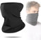 1 Pcs Winter Loop Schal, Nackenwärmer Herren, Buff Schlauchschal Fleece, Halswärmer Ski, Halswärmer Damen, Herren & Damen(Schwarz)