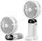 SAUGLAE Handventilator, Mini-Ventilator mit 5 Geschwindigkeiten, wiederaufladbarer Mini-Ventilator mit 5 Geschwindigkeiten, eingebauter 5000 mAh batteriebetrieben, faltbarer Schreibtisch-Ventilator